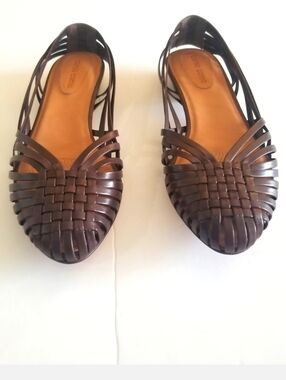 Corso Como Woven Slingback Flats, Dark Brown, Size 9-1/2, NWOT